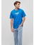 Mavi Logo Baskılı Mavi Tişört 066849-70913 13