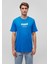 Mavi Logo Baskılı Mavi Tişört 066849-70913 14