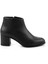 Siyah Hakiki Deri Kadın Bot & Bootie K02208022103 1