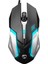 Everest SM-G72 USB Siyah/gümüş Işıklandırmalı Oyuncu Mouse 1