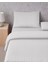 Glossy Kolay Ütülenir Perkal Tek Kişilik Nevresim Takımı 160X220 cm Beyaz 2