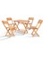 Pita Set 4+1 Katlanabilir Masa Sandalye Takımı 1