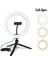 8inç 20CM Youtube Instagram Tiktok Selfie Stüdyo Video Fotoğraf Ring Light Tripod LED Halka Işık (K95) 4