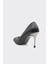 Metal Topuk Detaylı Kadın Stiletto 3