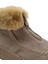 Kadın Kalın Taban Kürk Astarlı Önden Fermuarlı Bot Bej - 40 4