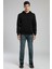 Nathan Erkek Kapüşonlu Sweatshirt Siyah 1