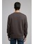 Jeffı Erkek O Yaka Sweatshirt Kahverengi 3