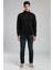 Ceaser Erkek Dik Yaka Sweatshirt Siyah 1
