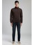 Ceaser Erkek Dik Yaka Sweatshirt Kahve 1