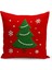 Yılbaşı Serisi Çift Tarafı Dijital Baskılı 4'lü Kırlent Kılıfı Seti (Christmas Noel Cushion Cover) 2