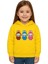 Unisex Baskılı Çocuk Swaetshirt Labubu Baskılı Kapüşonlu 3 Iplik Şardonlu 3