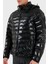 Kapitoneli Regular Fit Kapüşonlu Su Itici Parlak Şişme Mont Erkek Mont 50548790 001 4