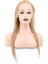 Düz Front Lace Gerçek Tül Peruk / Sıcak Karamel / 60/65CM 2