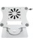 J41 360° Döner Metal Fanlı Notebook Stand, Açık Gri 3