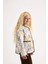Nola Patch Desenli Kapitone Ceket 2