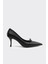 Kısa Topuklu Fiyonklu Kadın Stiletto 1