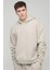 Siyah Kanguru Cepli Kapüşonlu Oversize Sweatshirt 1