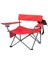 Camper Katlanabilir Kamp Piknik Sandalyesi Kırmızı 1