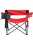 Camper Katlanabilir Kamp Piknik Sandalyesi Kırmızı 2