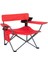Camper Katlanabilir Kamp Piknik Sandalyesi Kırmızı 5