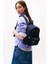 Kadın Ön Cepli Sırt Çantası - Lacivert 5