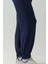 Kadın Esnek Bel Modal Touch Jogger Pantolon Lacivert 3
