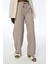 Kadın Rahat Kalıp Bol Paça Beli Lastikli Pantolon 1