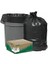 Earthsense Ticari RNW4850 Konserve Astarı 40X46, 40-45 Gal, 1,25 Mil, Siyah, (100'LÜ Kutu) 2