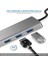 12IN1 Dock Station 2 Adet HDMI Uyumlu 1000 Mbps 4K USB C Adaptörü USB 3.0 VGA RJ45 Pd Için Macbook Pro Tipi C Docking Dizüstü Yer Yapma Istasyonları Type-C Adaptör ZR610 5