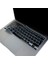 Macbook Air M1 13INÇ Klavye Koruyucu Kılıf Touchıd'li (Uk-Eu Ingilizce) A2337 A2179 ile Uyumlu Siyah 1