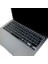 Macbook Air M1 13INÇ Klavye Koruyucu Kılıf Touchıd'li (Uk-Eu Ingilizce) A2337 A2179 ile Uyumlu Siyah 4