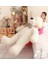 Hediye- 160 cm Ithal Kumaş Papyonlu Dev Boy Peluş Ayı Beyaz 3