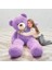 120 cm Papyonlu Sevimli Ayı - Sevgiliye Özel Hediye Lila 4