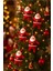 Yılbaşı Ağacı Süsü Mini Noel Baba 6'lı Set 2