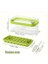 2 Katlı Buz Kalıbı Saklama Kabı Seti, Kürekli, 64 Bölmeli (Yeşil) 3