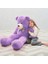 Özel Hediye - 140 cm Papyonlu Peluş Ayıcık... 140CMAYI (Mor) 3