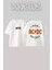 Ad Dc Tasarım Sırt Baskılı Pamuk Beyaz Oversize T-Shirt 1