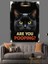 Are You Pooping Kara Kedi Posteri Dekoratif Kanvas - Mdf Ahşap Tablo 1