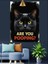 Are You Pooping Kara Kedi Posteri Dekoratif Kanvas - Mdf Ahşap Tablo 2