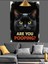 Are You Pooping Kara Kedi Posteri Dekoratif Kanvas - Mdf Ahşap Tablo 4