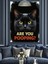 Are You Pooping Kara Kedi Posteri Dekoratif Kanvas - Mdf Ahşap Tablo 5