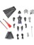 Wars Mixmashers Darth Vader Özel Karıştır ve Birleştir Deluxe Aksiyon Figürü ve Aksesuarları 5