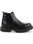 Siyah Hakiki Deri Erkek Bot & Bootie E02811242743 1