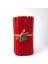 Mum Dilek Mumu Petek Uzun Parti Nişan Düğün Ritüel Doğum Günü Mum 15 Adet Beeswax Candle (Kırmızı) 1
