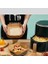 Home Airfryer Pişirme Kağıdı,xl-Xxl Büyük Boy, Kare, 50 Adet Hava Fritöz Parşömen Fırın Kağıdı Tek Kullanımlık Kağıt Fırın Fritöz Pişirme Kızartma Tavası Için Uygun 20CM 3