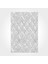 Chelva Geometrik Gri Viskon ve Akrilik Pamuk Tabanlı Makine Halısı 2