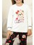 Kız Çocuk Ayıcık Baskılı %100 Pamuk Interlok Kumaş Pijama Takımı 12347 5