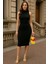 Kadın Bodycon Midi Boy Dalgıç Elbise 1