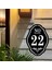 Site- Apartman- Kapı - Villa - Duvar Numarası 25X18CM Dış Mekan Numara 22 No 22 2