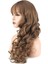 Dalgalı Perçemli Uzun Fiber Sentetik Peruk - Bebek Kumralı 4